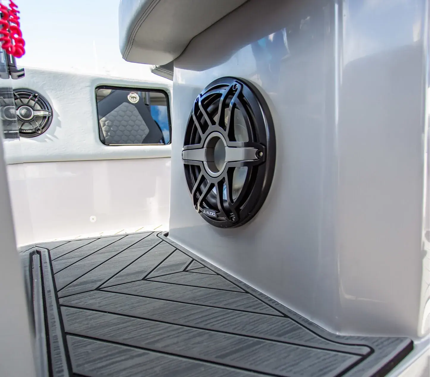 marine audio boat setup by Spade Kreations Cincinnati OH