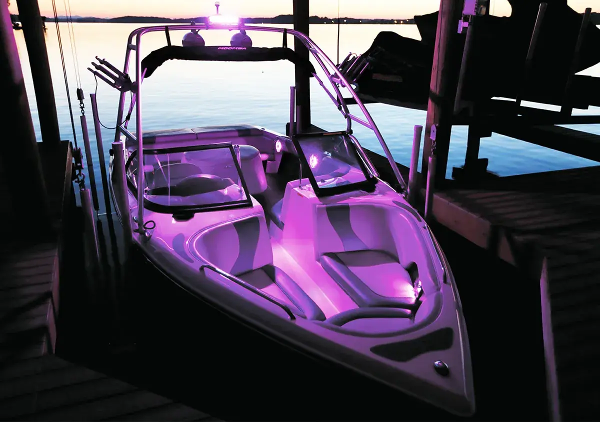 marine audio led lighting by Spade Kreations Cincinnati OH