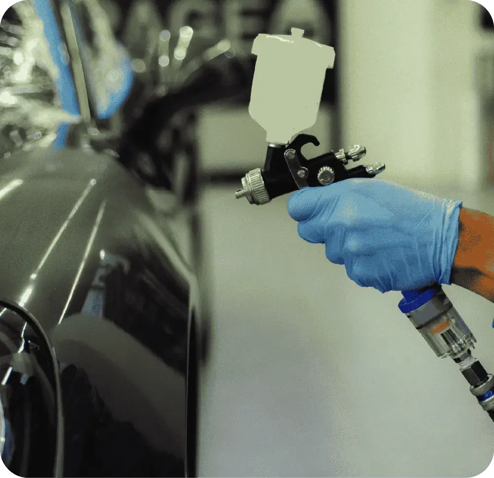 Spray-on PPF coating process at Spade Kreations Cincinnati OH