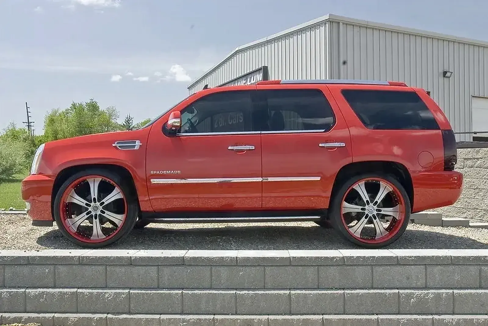 custom wheels install 01 by Spade Kreations Cincinnati OH