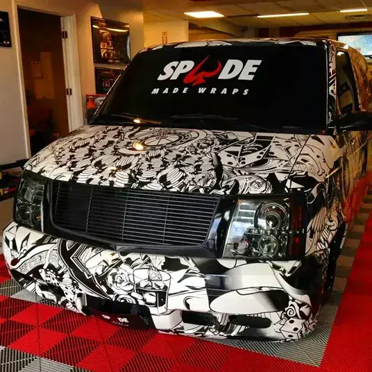 vinyl wrap custom design by Spade Kreations Cincinnati OH