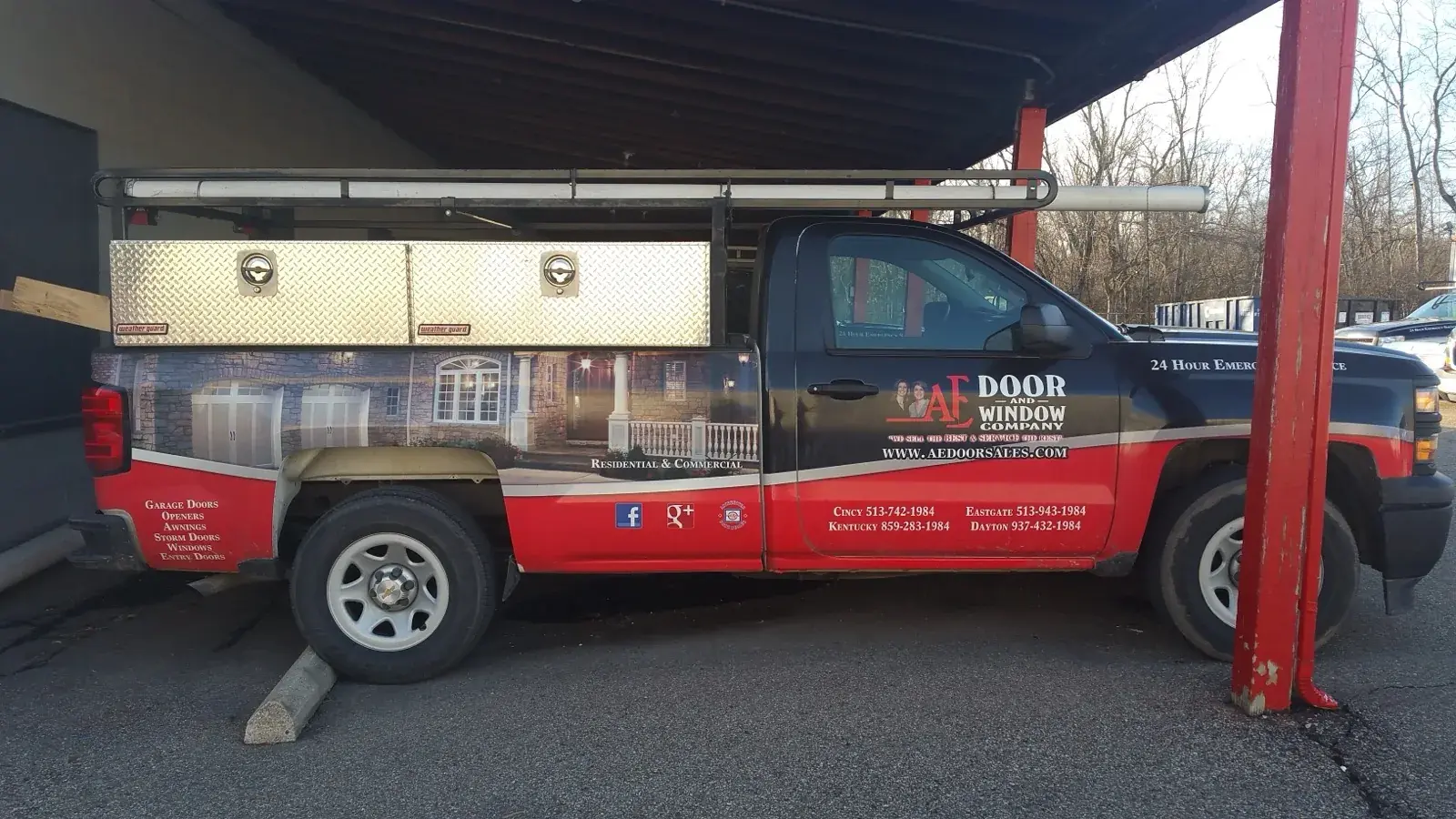 vinyl wrap silverado pickup by Spade Kreations Cincinnati OH