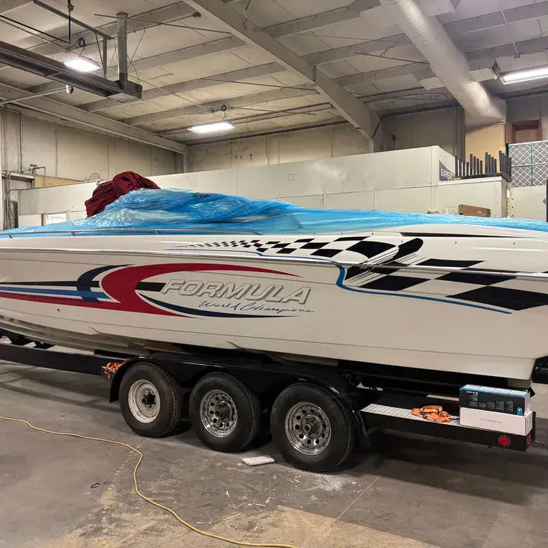 Boat graphics at Spade Kreations Cincinnati OH