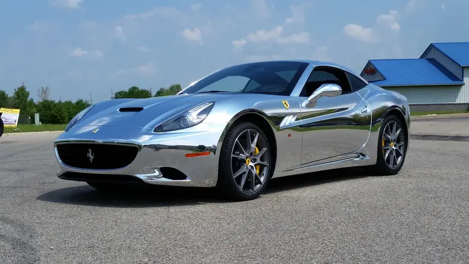 Chrome Ferrari California at Spade Kreations Cincinnati